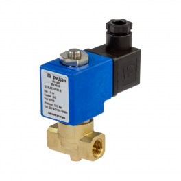 032U000216R Клапан электромагнитный EV210R, G 1/4, Ду 4 мм, PTFE, НЗ, 0…9 бар, с катушкой 24VAC