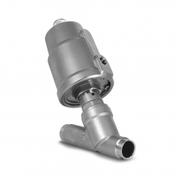 ASV-W-020-SS050-U Клапан с пневмоуправлением, Dn20, приварка, НЗ